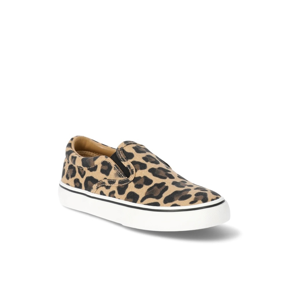 Wonder Nation Girls Slip-On Sneakers - Leopard Print